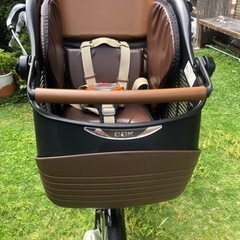 前後チャイルドシート付き自転車