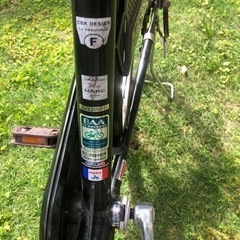 前後チャイルドシート付き自転車