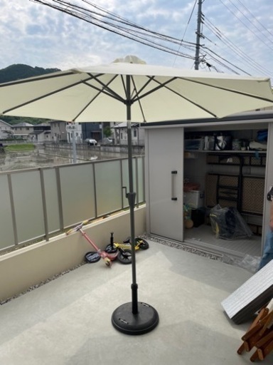受渡者決定パラソル\u0026土台