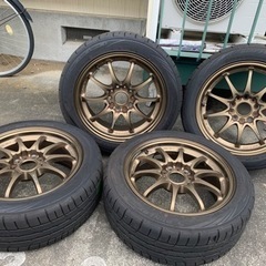 CE28N ブロンズ4本セット16インチ 7J+42 114.3-5H