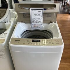 ★ジモティー割あり★ﾊｲｾﾝｽ/7.5kg洗濯機/2022/HG...