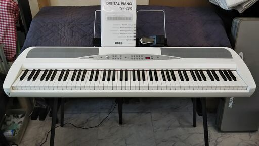 電子ピアノ KORG コルグ SP-280WH 2014製 動作品