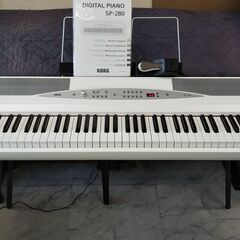電子ピアノ KORG コルグ SP-280WH 2014製 動作品