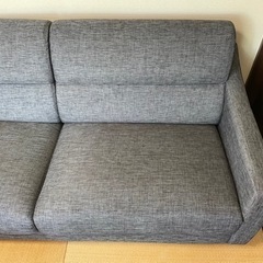 値下げしました！ ニトリ 家具 ソファ 3人掛けソファ グレー