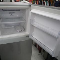 ② 冷蔵庫 203L 2016年製 日立 2ドア HITACHI R-20FA シルバー 200Lクラス 苫小牧西店