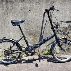 B367 折りたたみ自転車☆asahi☆GEO CROSS☆6段変速☆20インチ