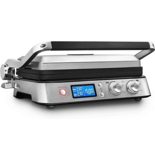 【新品未使用】デロンギ(DeLonghi) マルチグリル BBQ \u0026 コンタクトグリルプレート 上下温度調整可能 CGH1011DJ ステンレス鋼 シルバー