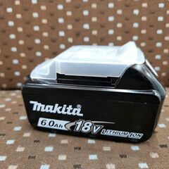 美品 マキタ 純正 バッテリ 18V 6.0Ah BL1860B 残量表示 雪マーク付き  
