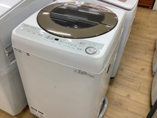 ヤマダセレクトYWM-T50H1(5Kg)とSHARP 冷蔵庫 ヤマダセレクトYWM-T50H1(5Kg)とSHARP 冷蔵庫