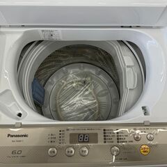 ★ジモティ割あり★ Panasonic 洗濯機 NA-F60B11 6.0kg 18年製 動作確認／クリーニング済み KJ5237