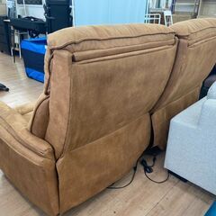 2人掛け電動ソファ リクライニングソファ そふぁ ミルクリーク生地 幅186cm 参考価格129,900円💳自社配送時🌟代引き可💳※現金、クレジット、スマホ決済対応※