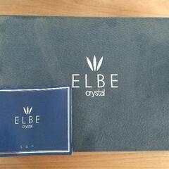 【新品未使用】ELBE  グラスと小皿セット 