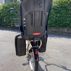 あさひ自転車クリームカーゴ3段変速チャイルドシート付き