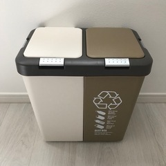 LIFELEX　２分別プッシュペール　１０Ｌ＋１０Ｌ　分別　ゴミ箱