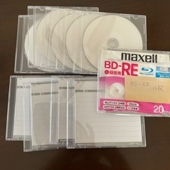 BD-RE 10枚　　BD-R  1枚　　CD-R4枚
