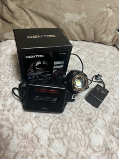 受け渡し者決まりました‼️GENTOSヘッドライト（GH-200RG）