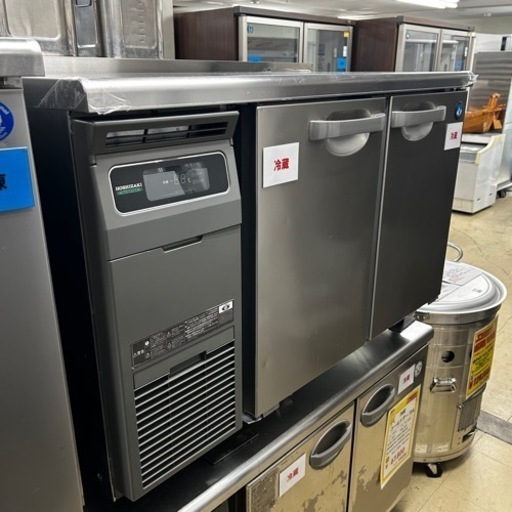 ホシザキ 業務用 台下冷蔵庫 コールドテーブル 2022年 245L 2面扉 インバータ ピラーレス 幅1200 100V RT-120SNG-1-ML