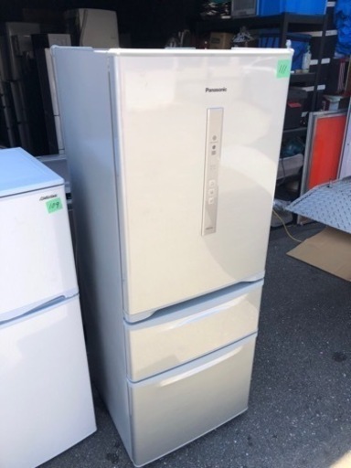 １１１　北九州市内配送無料 パナソニック Panasonic 冷蔵庫(321L・右開き)3ドア エコナビ機能搭載 シャイニングシルバー NR-C32DM-S