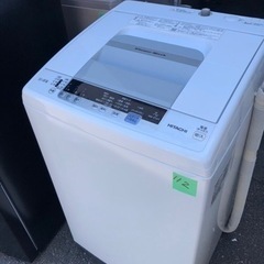112 北九州市内配送設置無料 日立 7.0kg全自動洗濯機【白い約束】＜