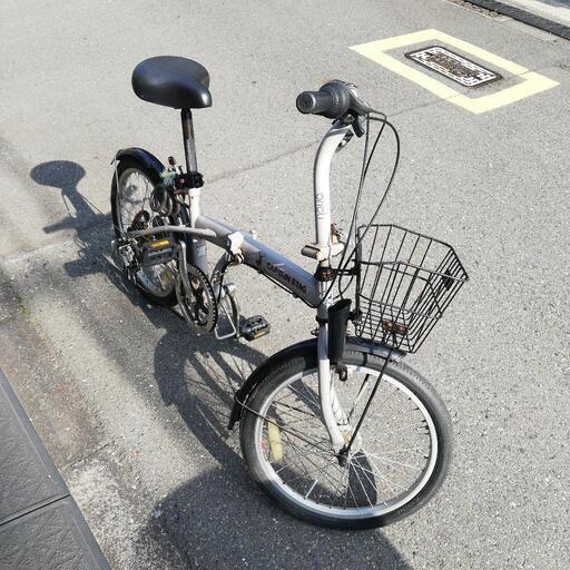 値下げします。☆キャプテンスタッグ　折り畳み自転車　ミニベロ20インチ　自転車