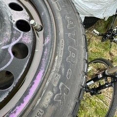 ヤリス純正鉄チン　5.5j？軽サイズタイヤ