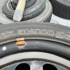 ヤリス純正鉄チン　5.5j？軽サイズタイヤ