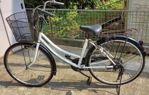 シティサイクル 26インチ 2021年式 白 自転車