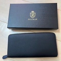 ZIILMAN 財布　メンズ　YKK製 ラウンドファスナ 牛皮　