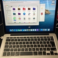 MacBook Pro 13インチ Retina 充電器付き 動...