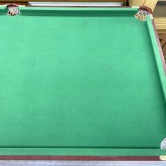 家庭用サイズ ビリヤード台 折りたたみ 約縦184×横94×高さ77.5ｃｍ ボール,キュー付き ミニビリヤード台 札幌市内近郊限定