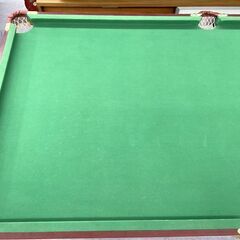 家庭用サイズ ビリヤード台 折りたたみ 約縦184×横94×高さ77.5ｃｍ ボール,キュー付き ミニビリヤード台 札幌市内近郊限定