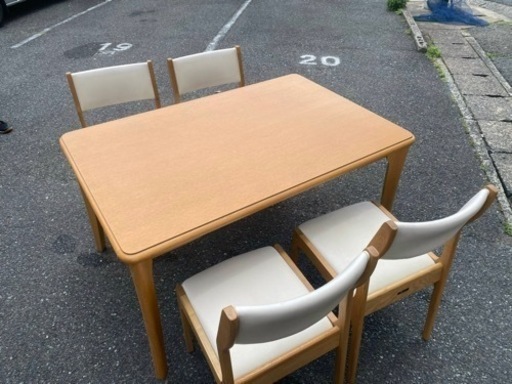 福岡市内配送無料　ダイニングテーブルセット