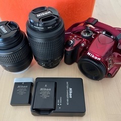 Nikon  D3200 ダブルズームキット RED