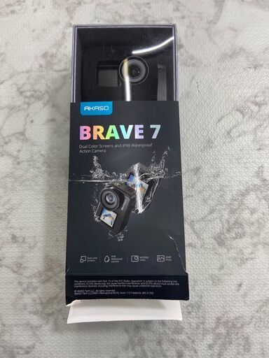 カメラ AKASO Brave7-4K ウェアラブルカメラ IPX8 本機防水10M 水中カメラ 参考17,999円 【安心の3ヶ月保証】自社配送時代引き可(現金、クレジット、スマホ決済対応)