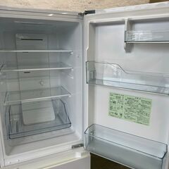 【HITACHI】 日立 ノンフロン冷凍冷蔵庫 2ドア 容量154L 冷凍42L 冷蔵112L RL-154JA 2019年製 N0108 