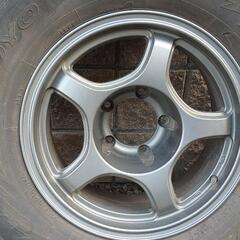 ジムニーJA11に装着してたホイルです。