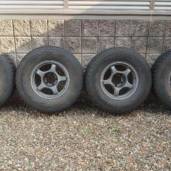 ジムニーJA11に装着してたホイルです。