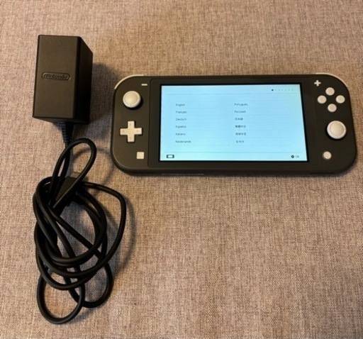 ニンテンドーSwitch Lite グレー　micro sdカード付