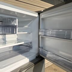 大き目な2ドア冷蔵庫 248L パナソニック NR-B250T-SS 2019年製 中古動作品 クリーニング済み-象印 若鮎 STS-5000