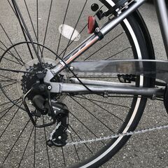 ブリヂストン BRIDGESTONE クロスバイク TB1 フレームサイズ420 マットグレー オプションパーツ付属 中古品でキズや訳ありなのでジャンク扱いでお願いします。