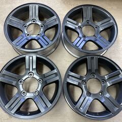 ジムニー純正 ガンメタ再塗装品◆5.5J 16インチ IS22 PCD139.7-5H◆ジムニー全般に!!JA11 JA12 JB23 JB64◆JIMNY ジムニー スズキ
