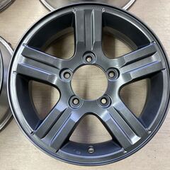 ジムニー純正 ガンメタ再塗装品◆5.5J 16インチ IS22 PCD139.7-5H◆ジムニー全般に!!JA11 JA12 JB23 JB64◆JIMNY ジムニー スズキ