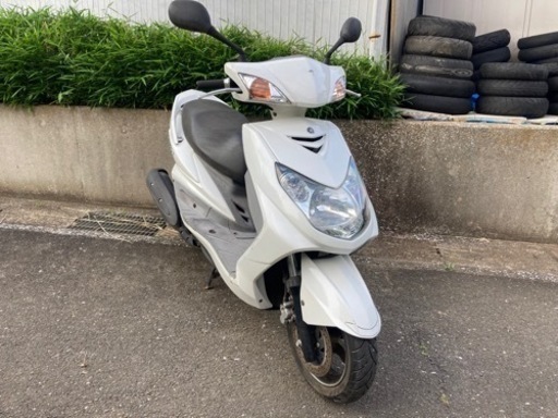 軽整備済み‼️ シグナスx 白　バッテリー新品　現車確認可能　配送可能
