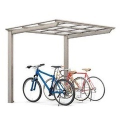 愛媛県　外構工事　自転車置き場　サイクルポート　LIXIL ネスカFミニ　施工費税込み！