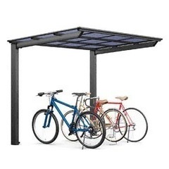 愛媛県　外構工事　自転車置き場　サイクルポート　LIXIL ネスカFミニ　施工費税込み！