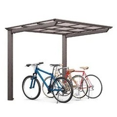 愛媛県　外構工事　自転車置き場　サイクルポート　LIXIL ネスカFミニ　施工費税込み！