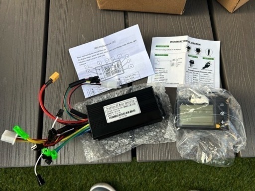 DC 24V 36V 48V LCDディスプレイ電動自転車スクーターブラシレスコントローラーキット、ブラシレスモーター正弦波防水リミッター解除