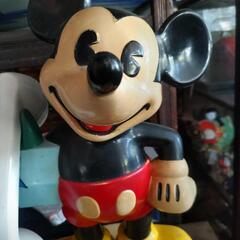 昭和レトロ 固定電話　ミッキーマウス ダイヤル式電話
　アナログ　ビンテージ