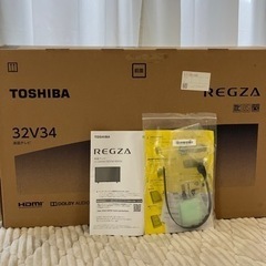 東芝　REGZA 32V34 2022年モデル　美品