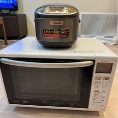 【成立済】家電 キッチン家電 オーブンレンジ　炊飯器